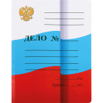 Скоросшиватель "deVENTE" A4 картонный мелованный "Флаг РФ" (280 г/м²)