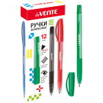 Ручка шариковая "deVENTE. Alira" d=0,7 мм, с полупрозрачным корпусом и резиновым держателем, сменный стержень, индивидуальная маркировка, зеленая