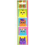 Набор закладок для книг "deVENTE. Fashion cat′s" магнитных бумажных, 4 шт в блистерной упаковке, размеры закладок в сложенном виде 35x33,1 мм
