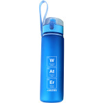 Бутылочка "deVENTE. Water" 560 мл, 22,9x6,5x6,5 см, пластиковая, с диффузором, с текстильной петлей, синяя